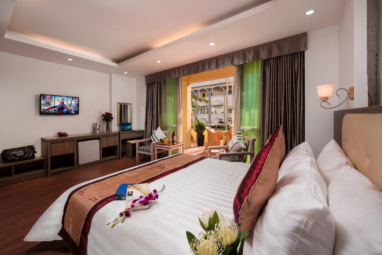 Van Mieu Hotel Hanoi Zewnętrze zdjęcie