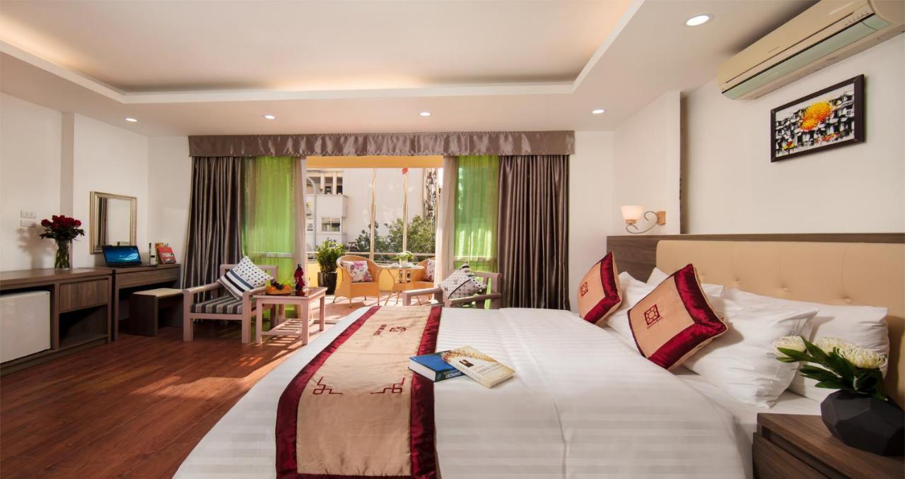Van Mieu Hotel Hanoi Zewnętrze zdjęcie